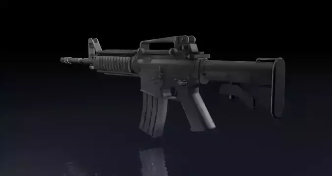 M4 Assault Rifle 3D model
