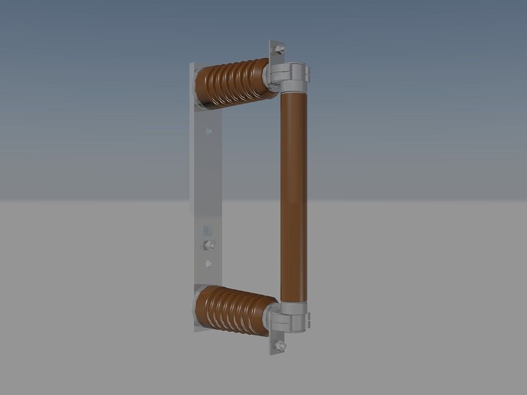 Voltage fuse for indoor vertical mounting Free 3D model