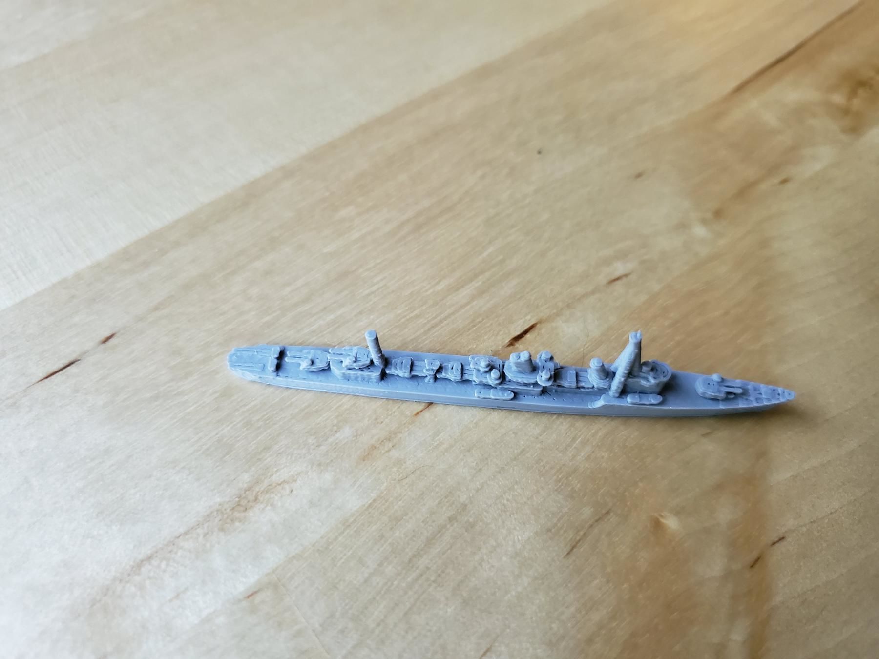 Japanese Akatsuki Class Destroyer Warship 3D model 3D printable CGTrader