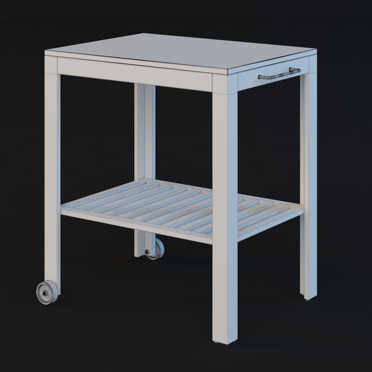 Applaro Serving Cart 3D model_1