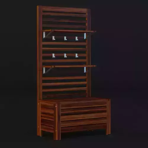 Applaro Bench Panel And Shelves