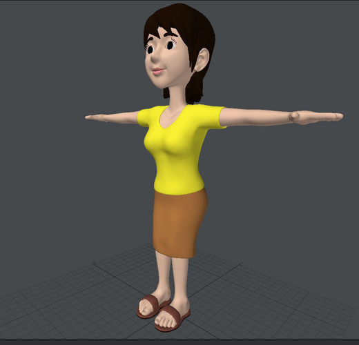 Little Girl 3D model