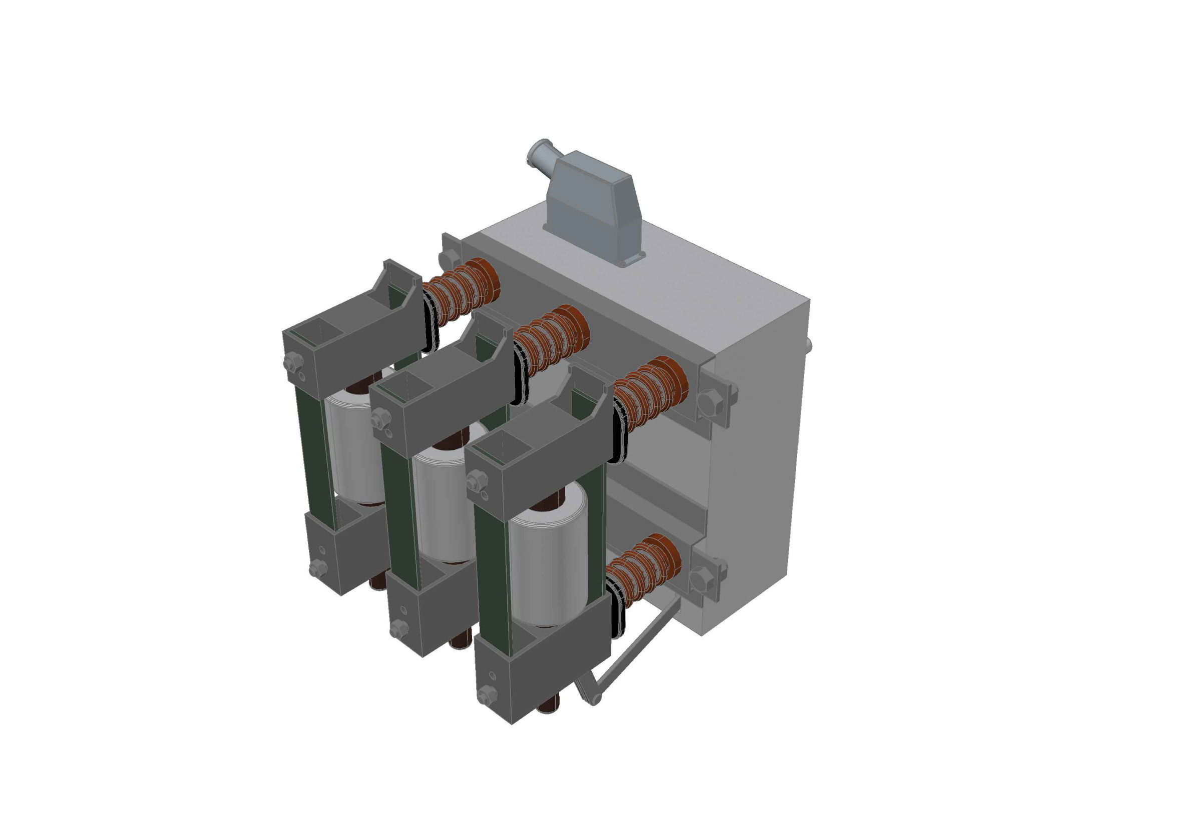 Vacuum circuit breaker Siemens 3AH5 Free 3D model_1