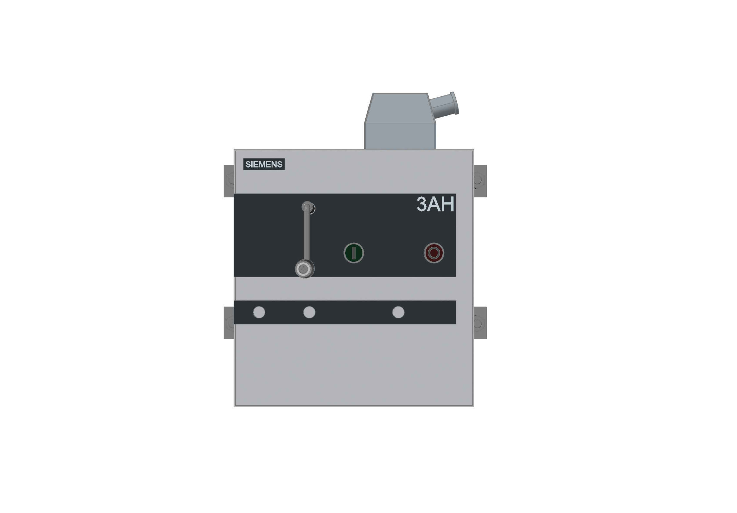 Vacuum circuit breaker Siemens 3AH5 free 3D Model .dwg .ige .igs .iges