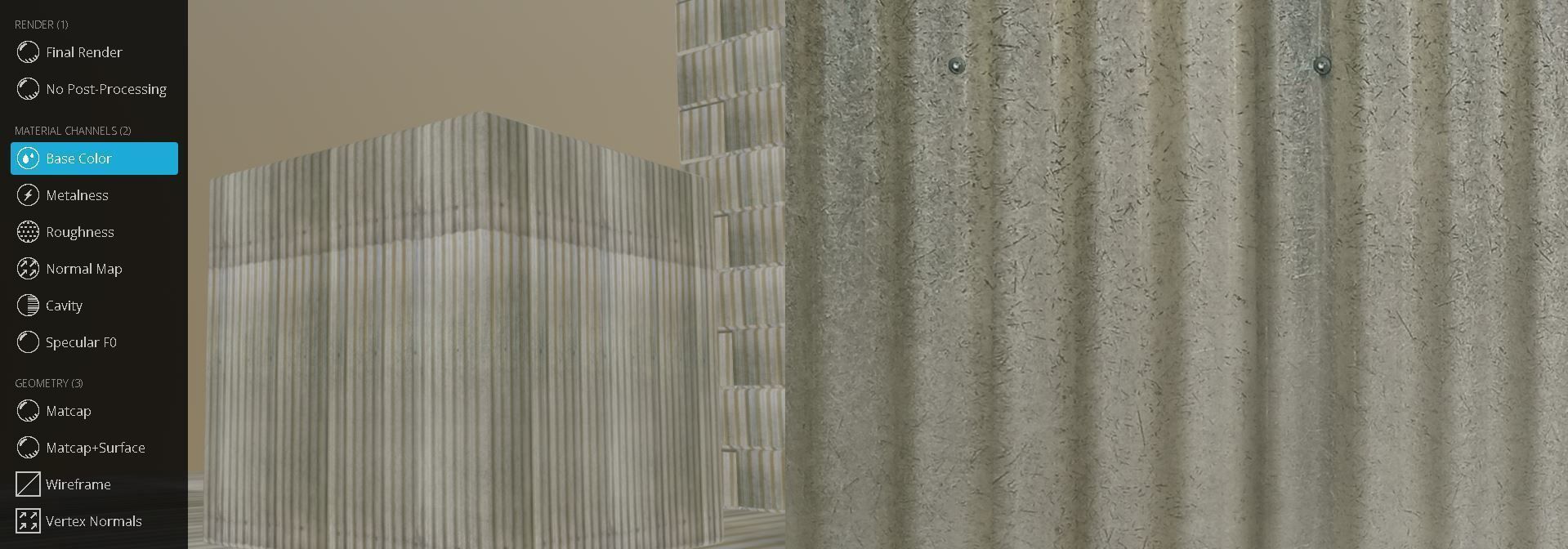 Corrugated PVC Wall or Roof 1 - Texture Set 19 Texture_5