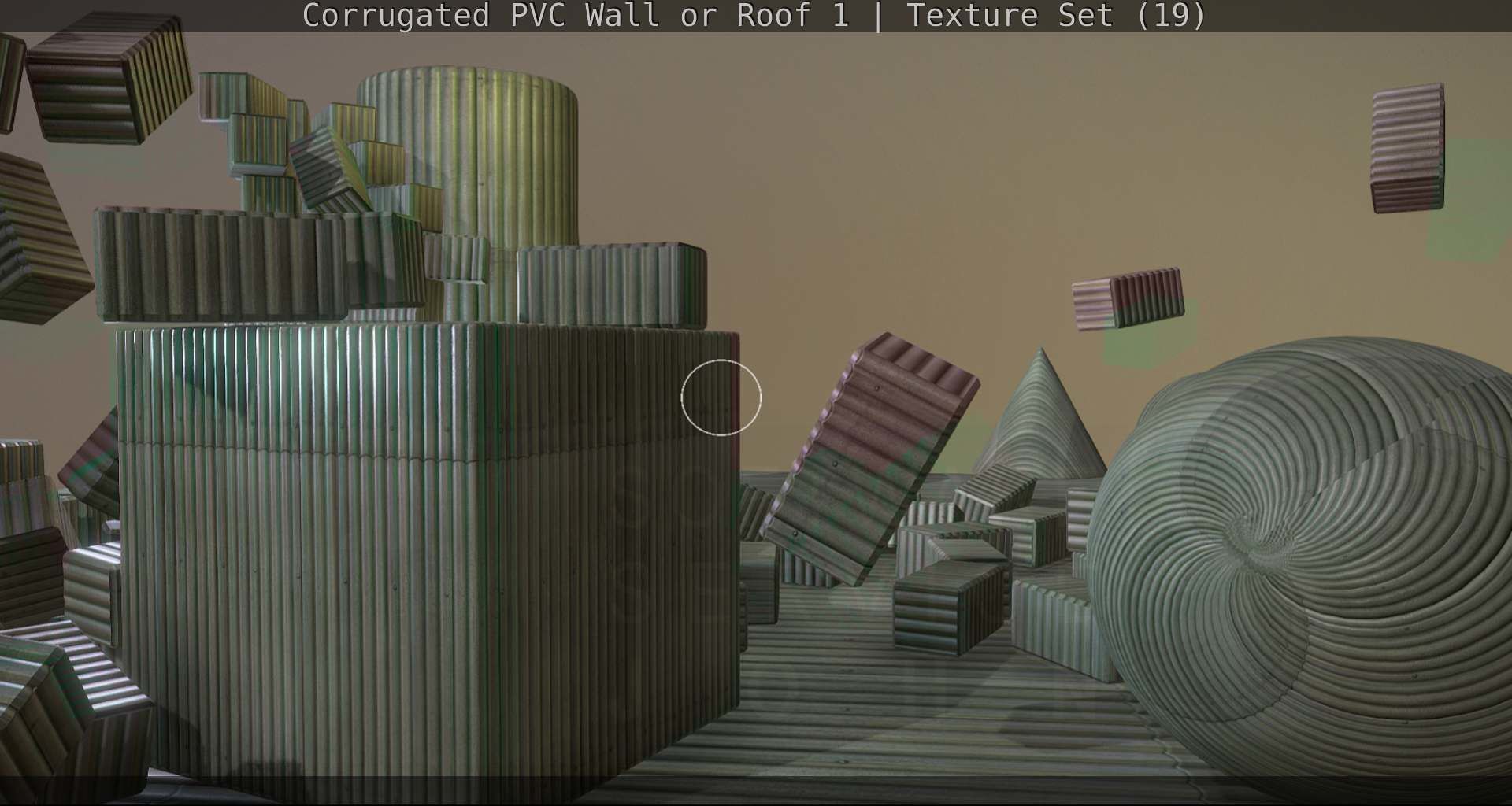 Corrugated PVC Wall or Roof 1 - Texture Set 19 Texture_22