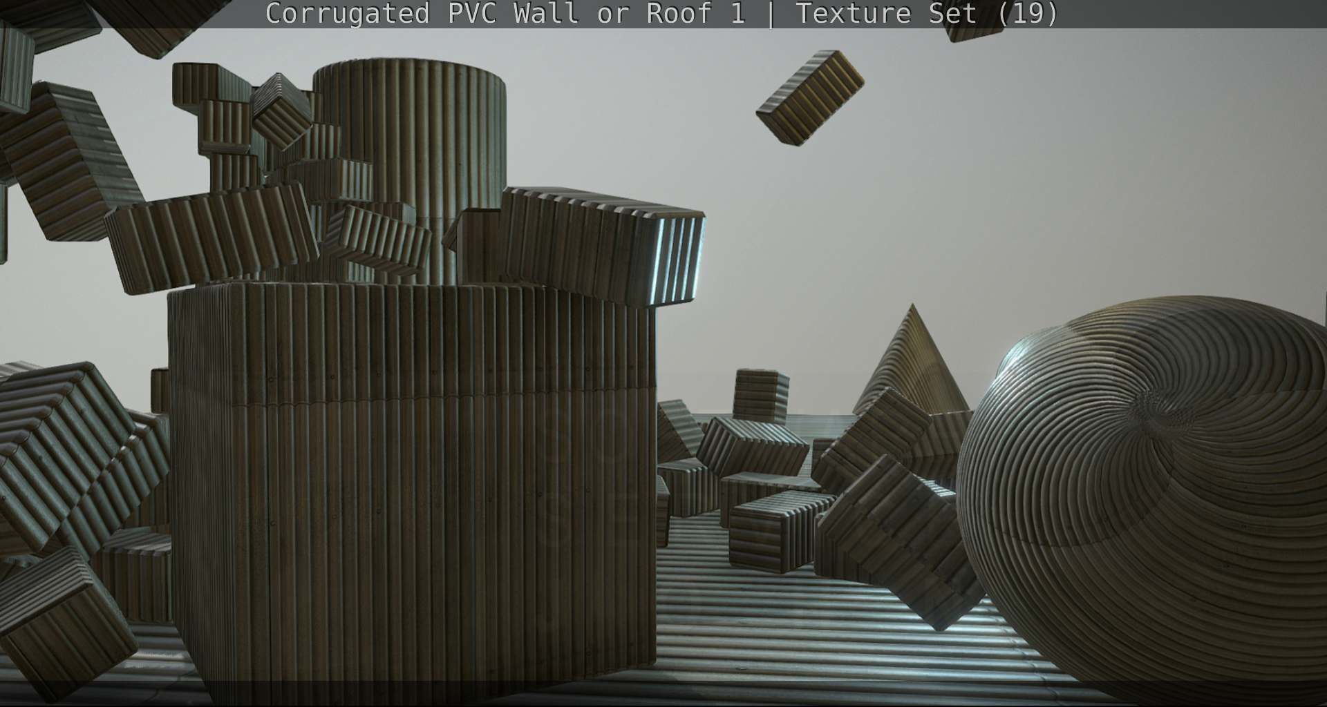 Corrugated PVC Wall or Roof 1 - Texture Set 19 Texture_18