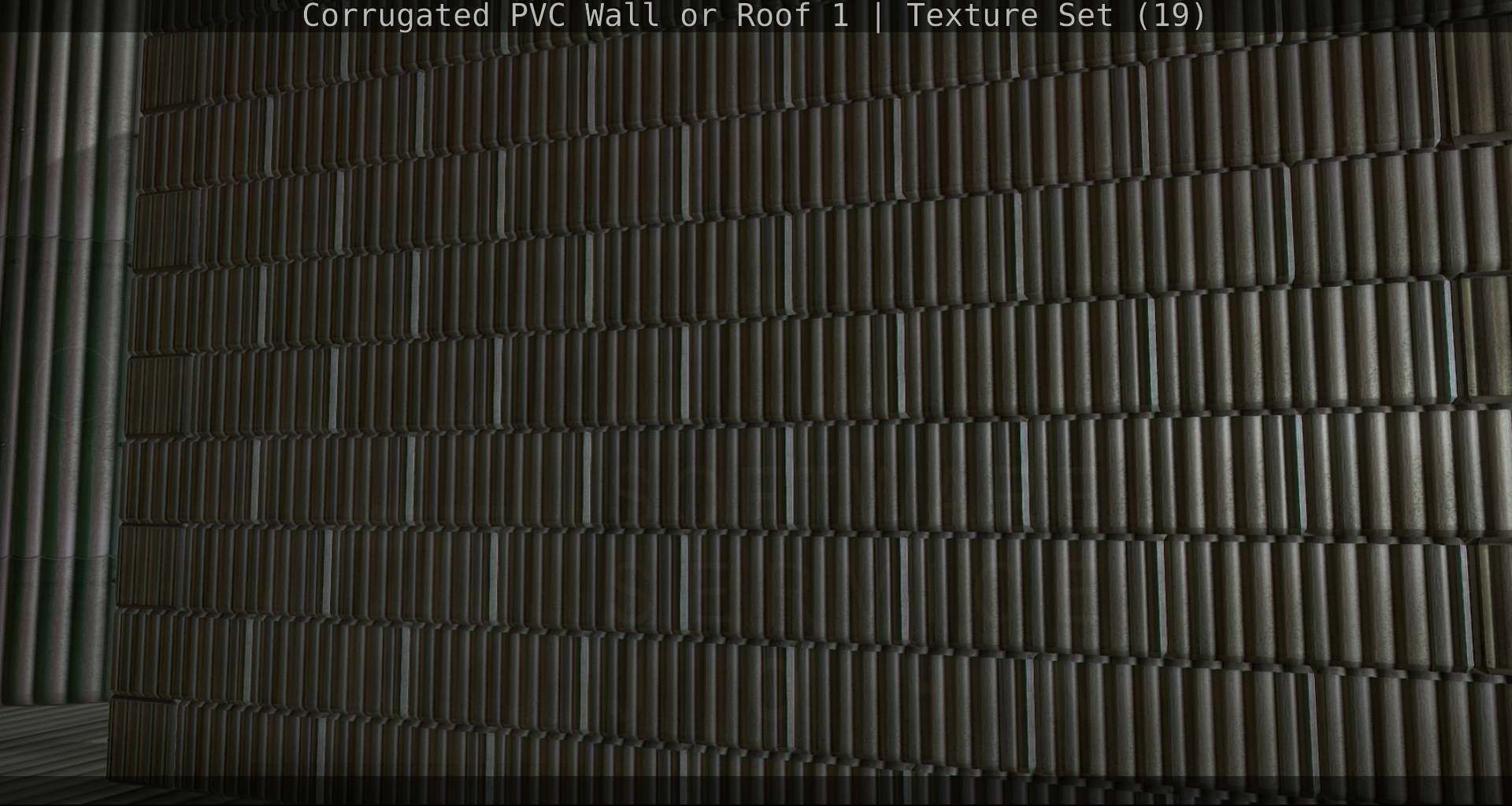 Corrugated PVC Wall or Roof 1 - Texture Set 19 Texture_97