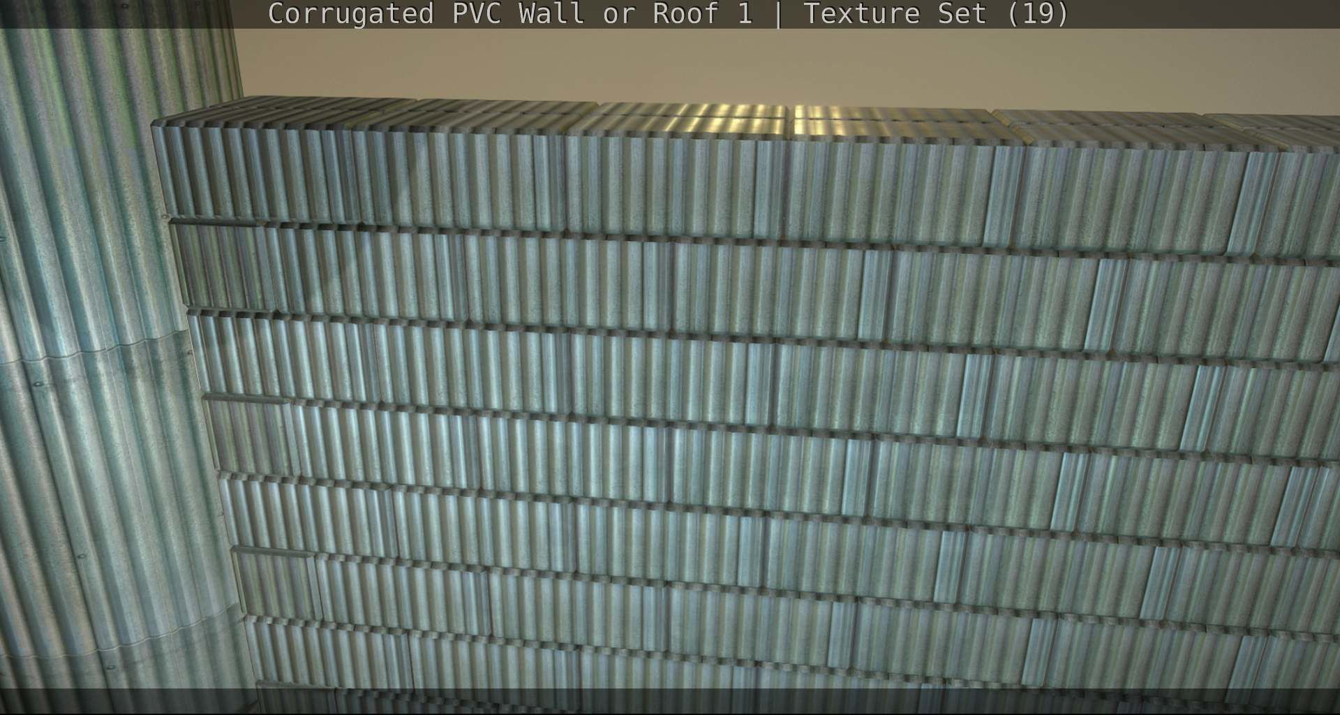 Corrugated PVC Wall or Roof 1 - Texture Set 19 Texture_12