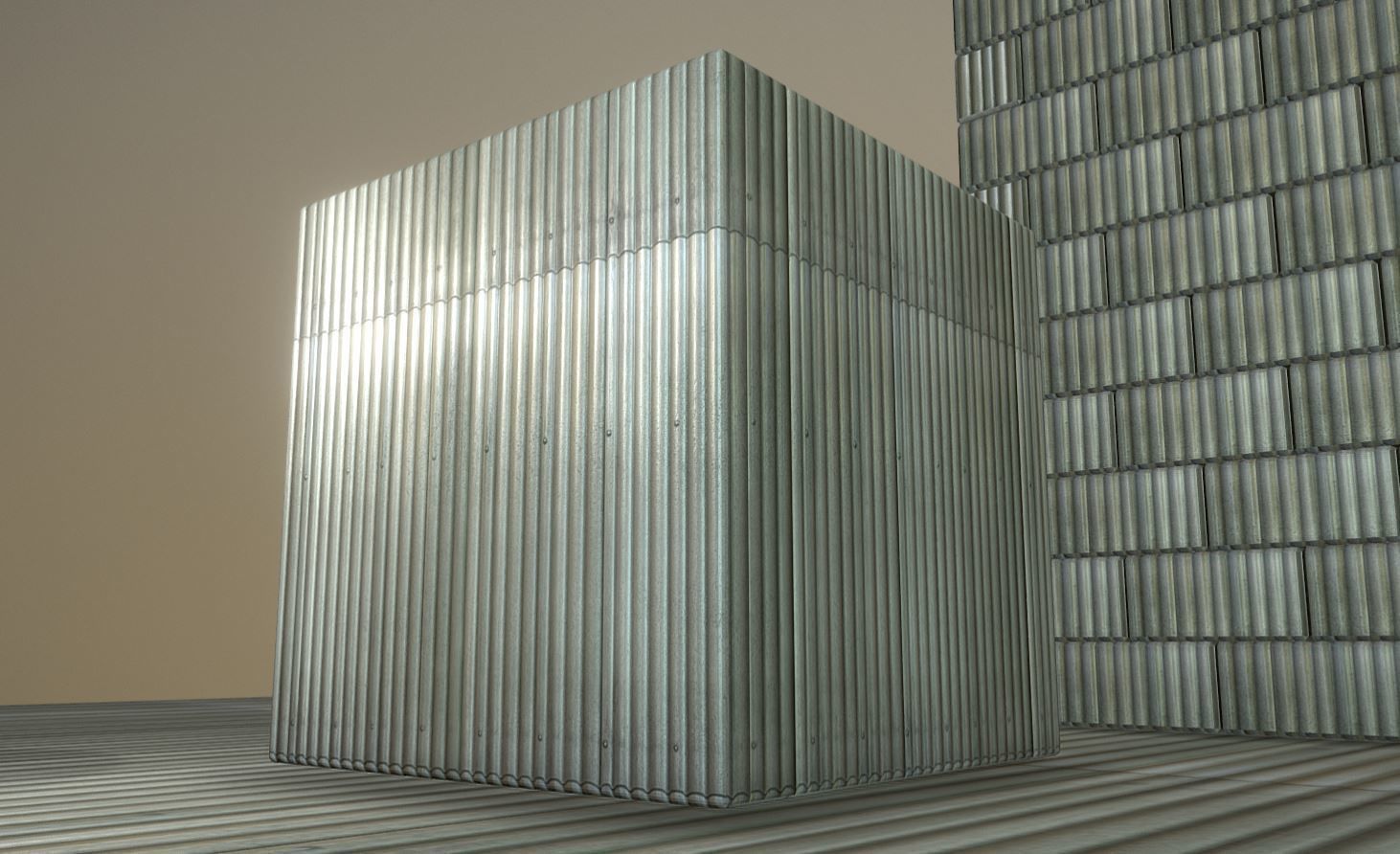 Corrugated PVC Wall or Roof 1 - Texture Set 19 Texture_2