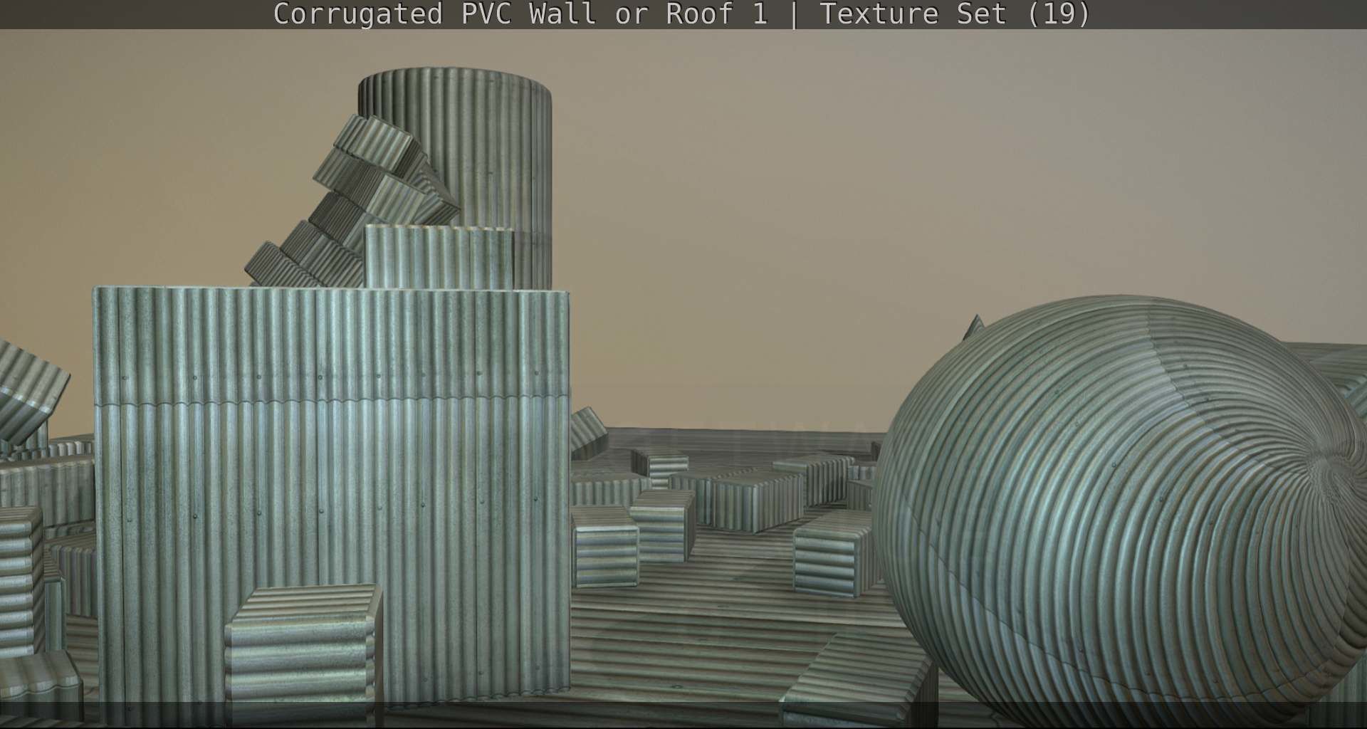 Corrugated PVC Wall or Roof 1 - Texture Set 19 Texture_20