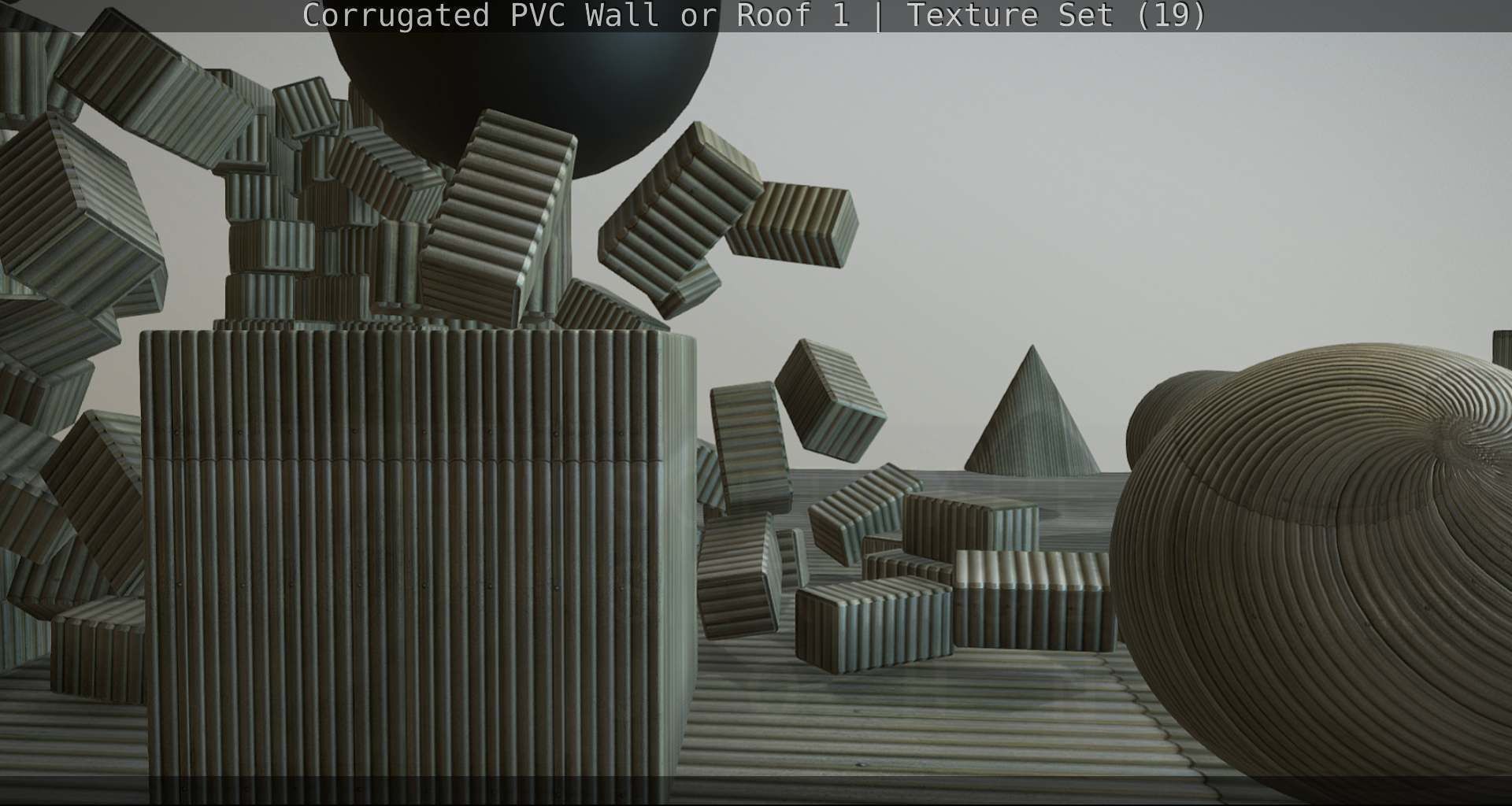 Corrugated PVC Wall or Roof 1 - Texture Set 19 Texture_21