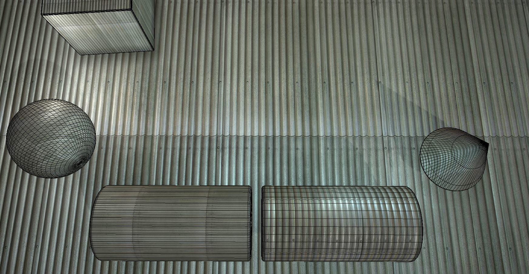 Corrugated PVC Wall or Roof 1 - Texture Set 19 Texture_4