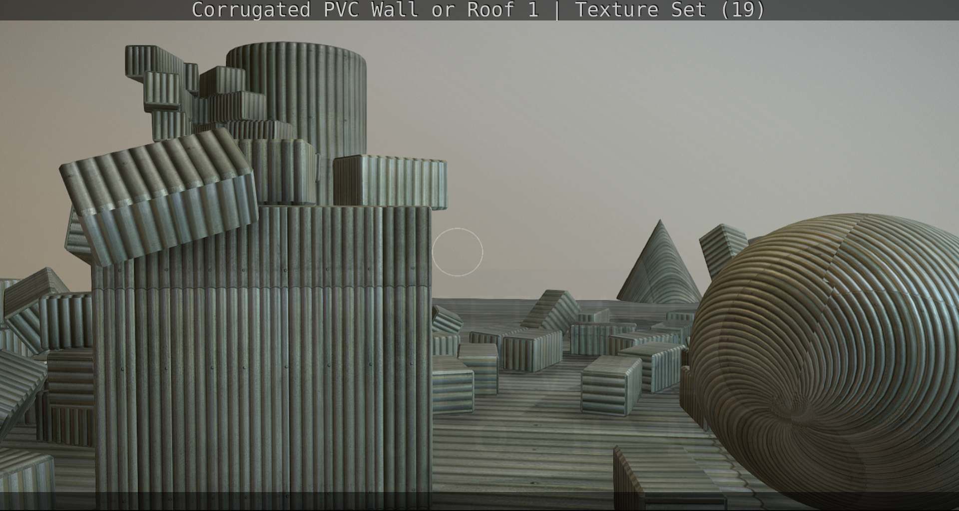 Corrugated PVC Wall or Roof 1 - Texture Set 19 Texture_17