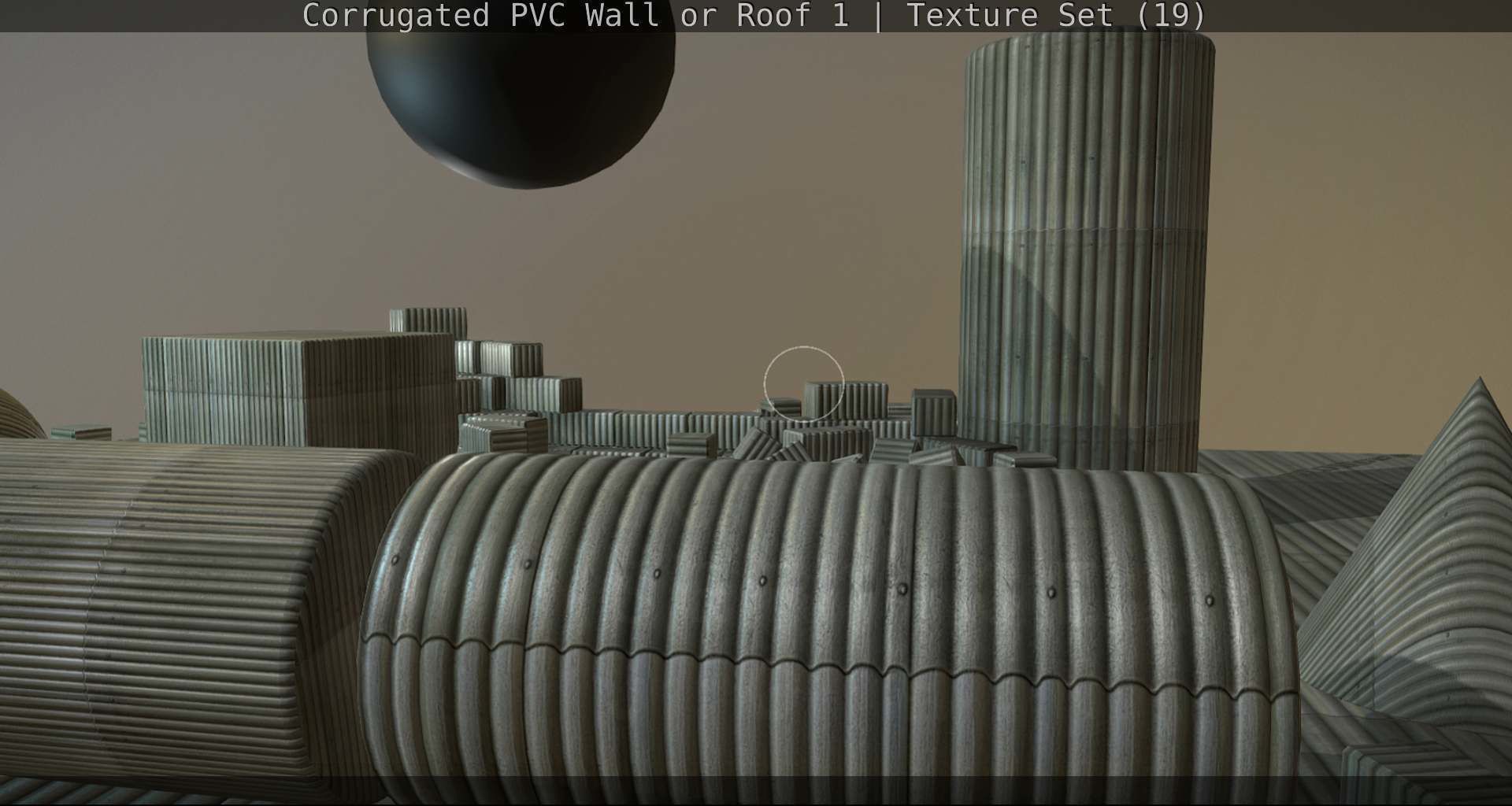 Corrugated PVC Wall or Roof 1 - Texture Set 19 Texture_34