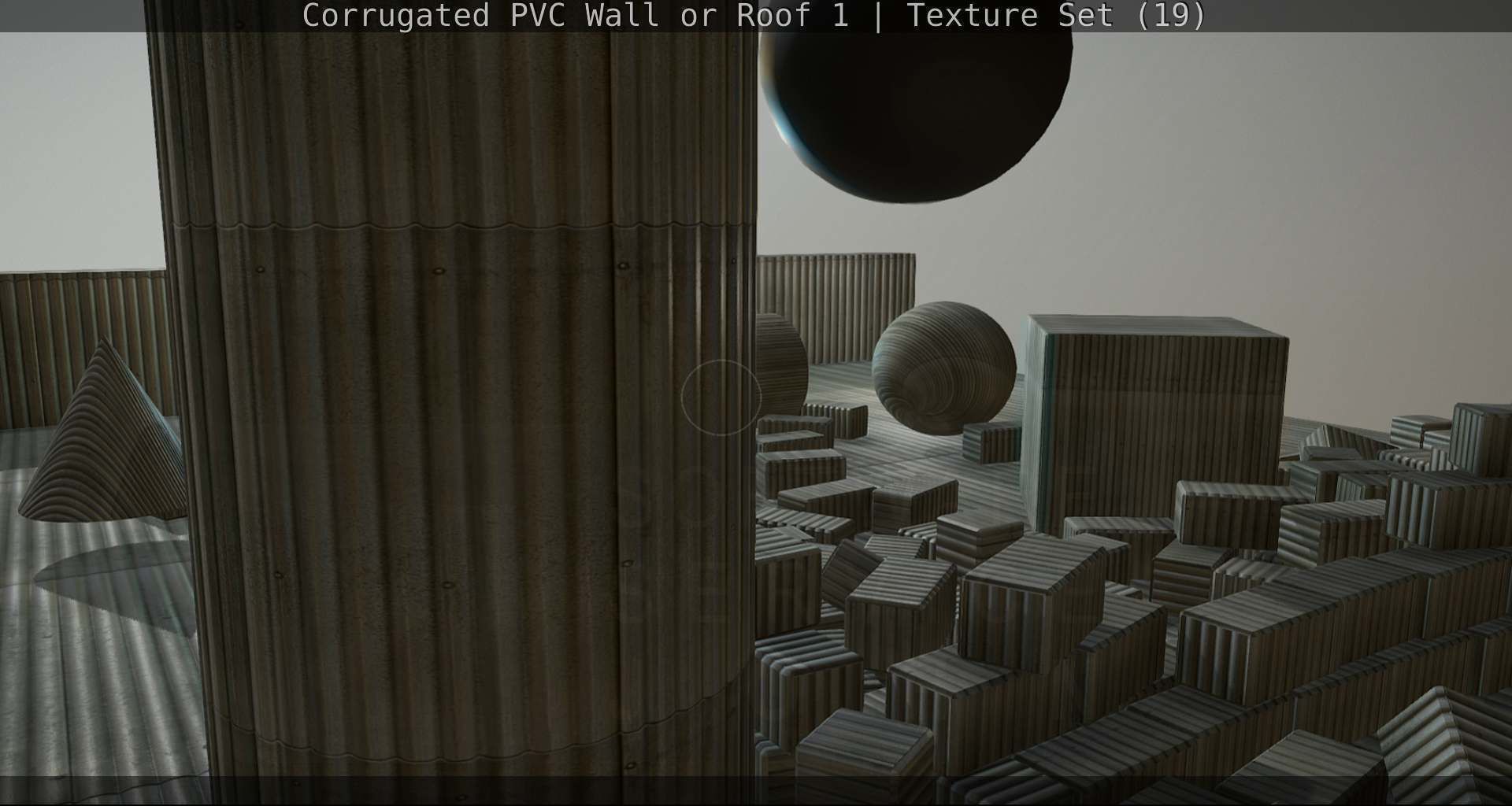 Corrugated PVC Wall or Roof 1 - Texture Set 19 Texture_61