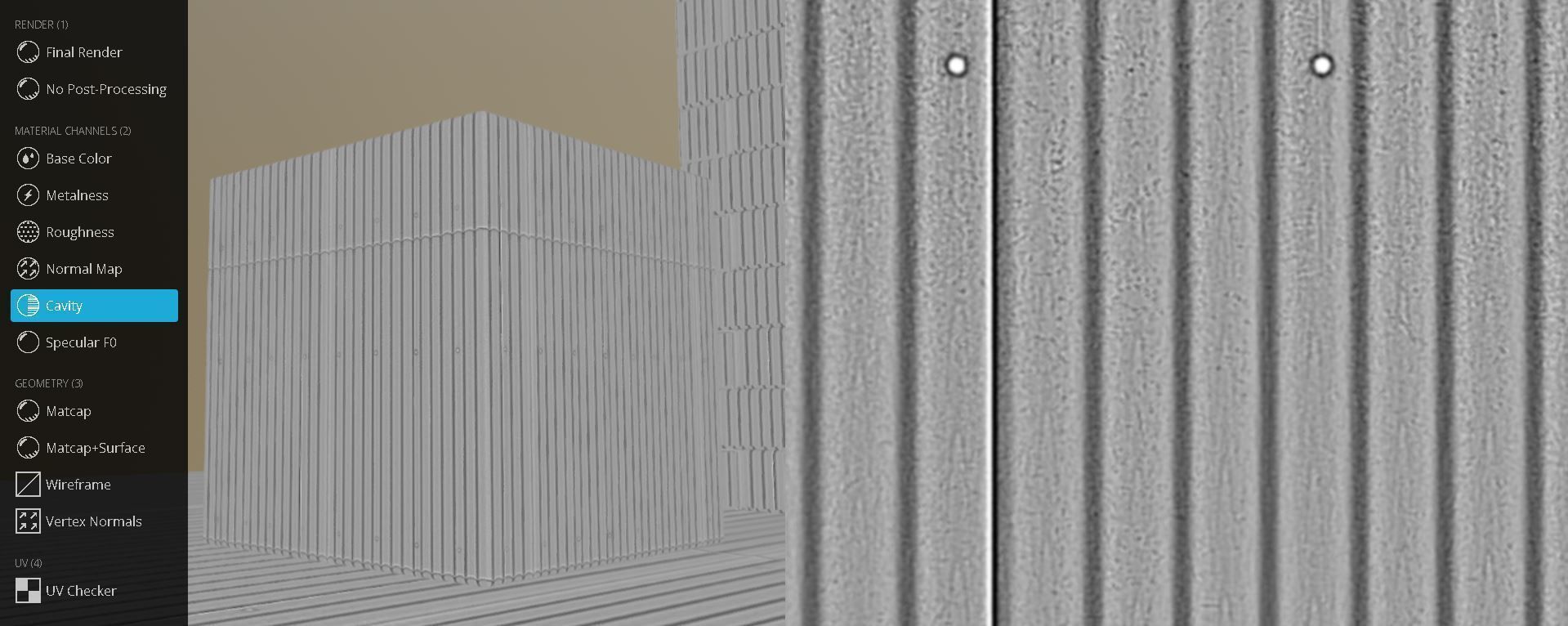 Corrugated PVC Wall or Roof 1 - Texture Set 19 Texture_8