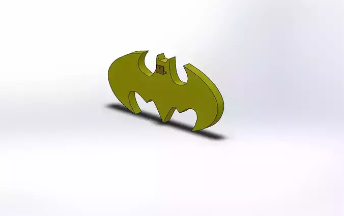 Batman logo 3D print model
