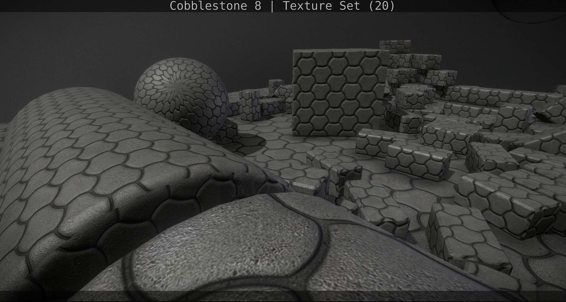 Cobblestone 8 - Texture Set - 20 Texture_131