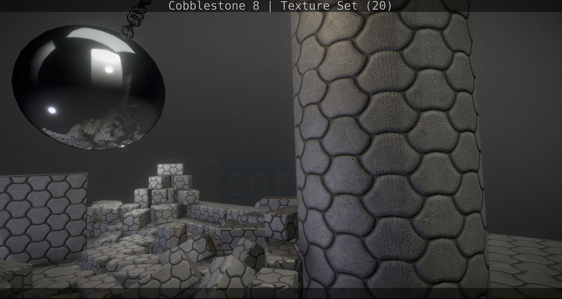 Cobblestone 8 - Texture Set - 20 Texture_76