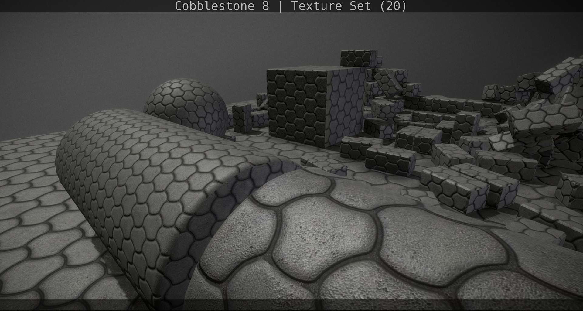 Cobblestone 8 - Texture Set - 20 Texture_127