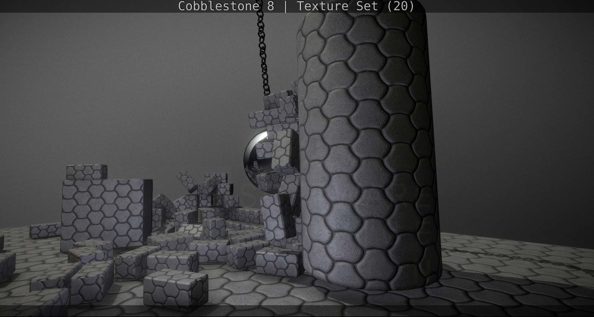 Cobblestone 8 - Texture Set - 20 Texture_64