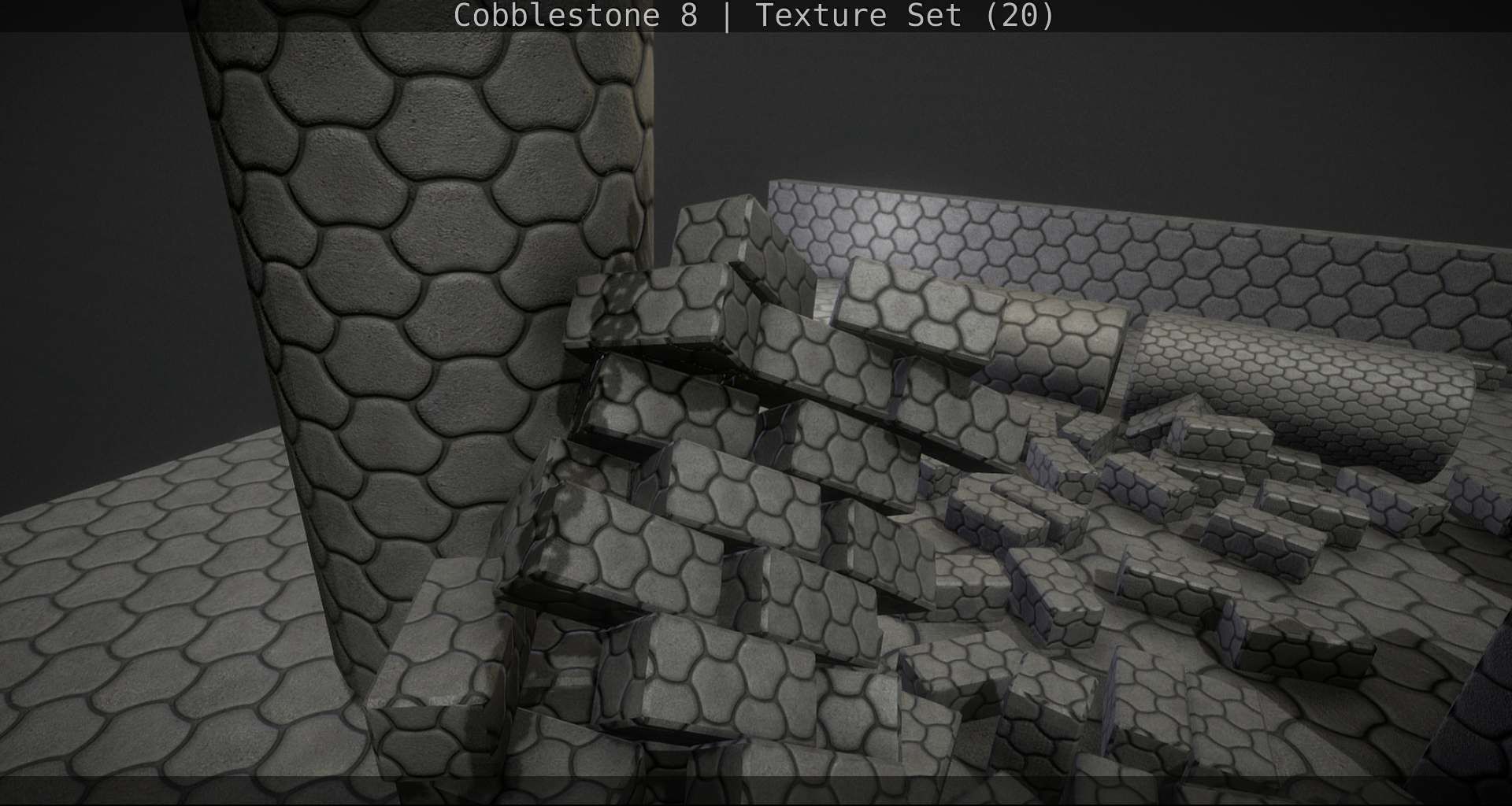Cobblestone 8 - Texture Set - 20 Texture_96
