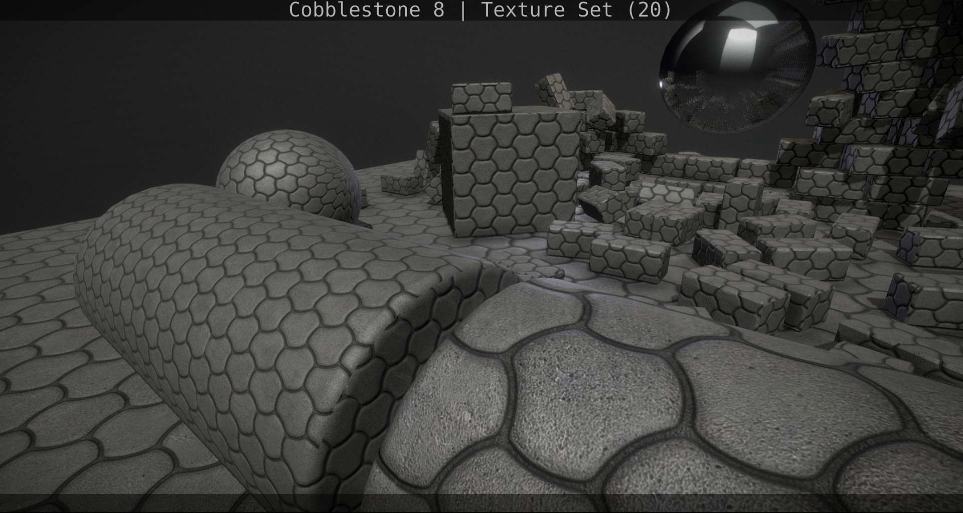 Cobblestone 8 - Texture Set - 20 Texture_123