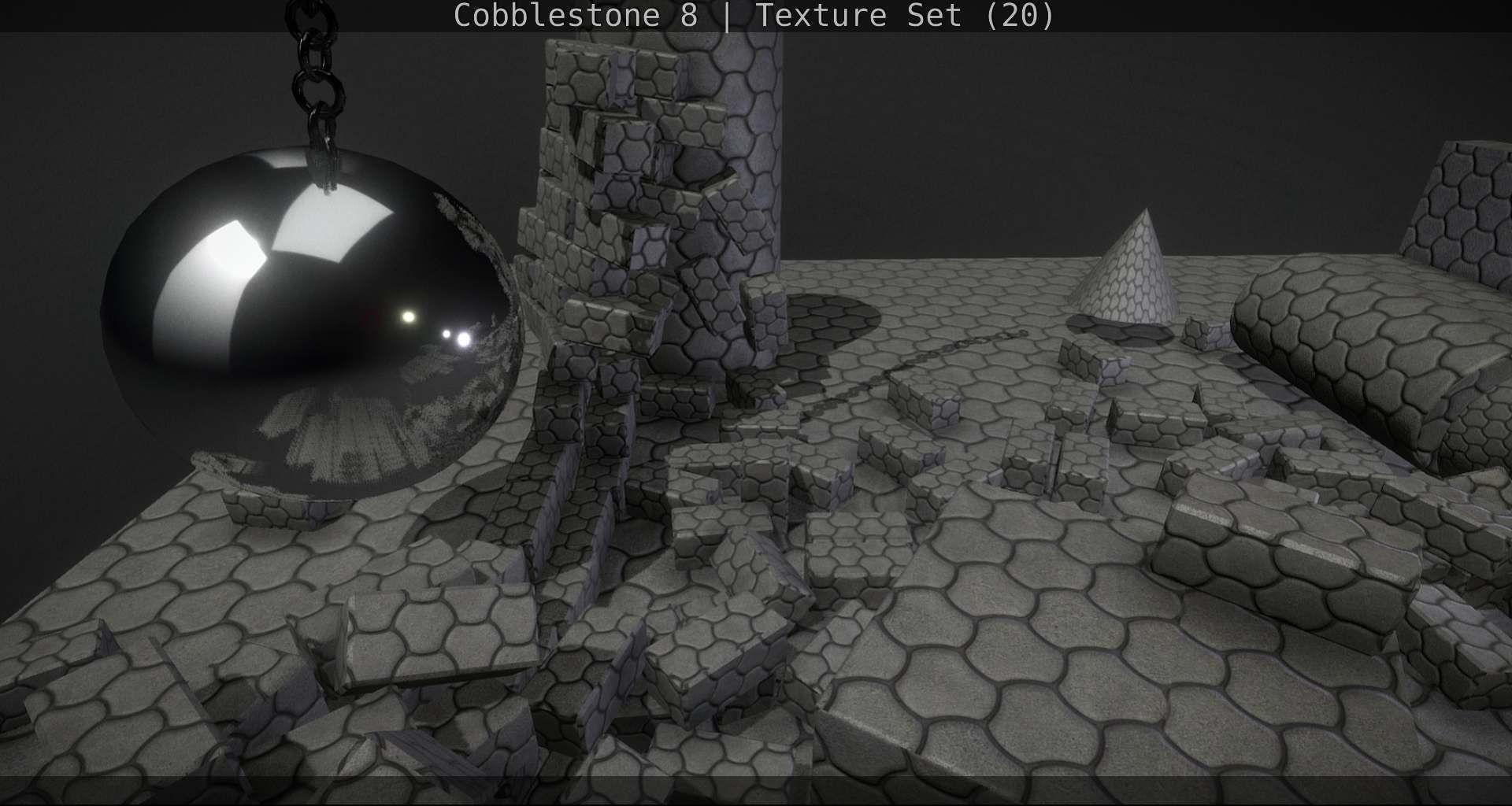 Cobblestone 8 - Texture Set - 20 Texture_34