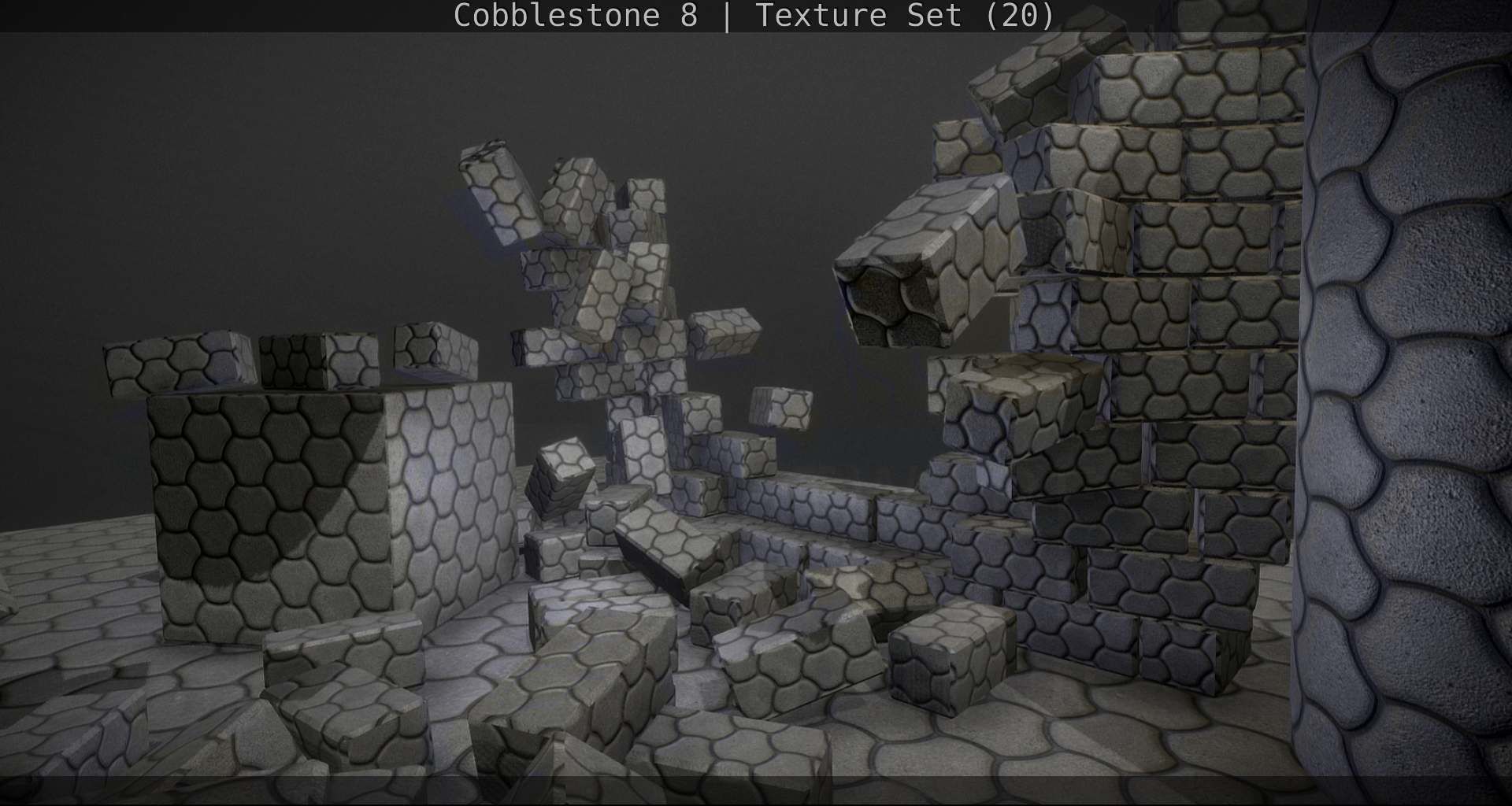 Cobblestone 8 - Texture Set - 20 Texture_27