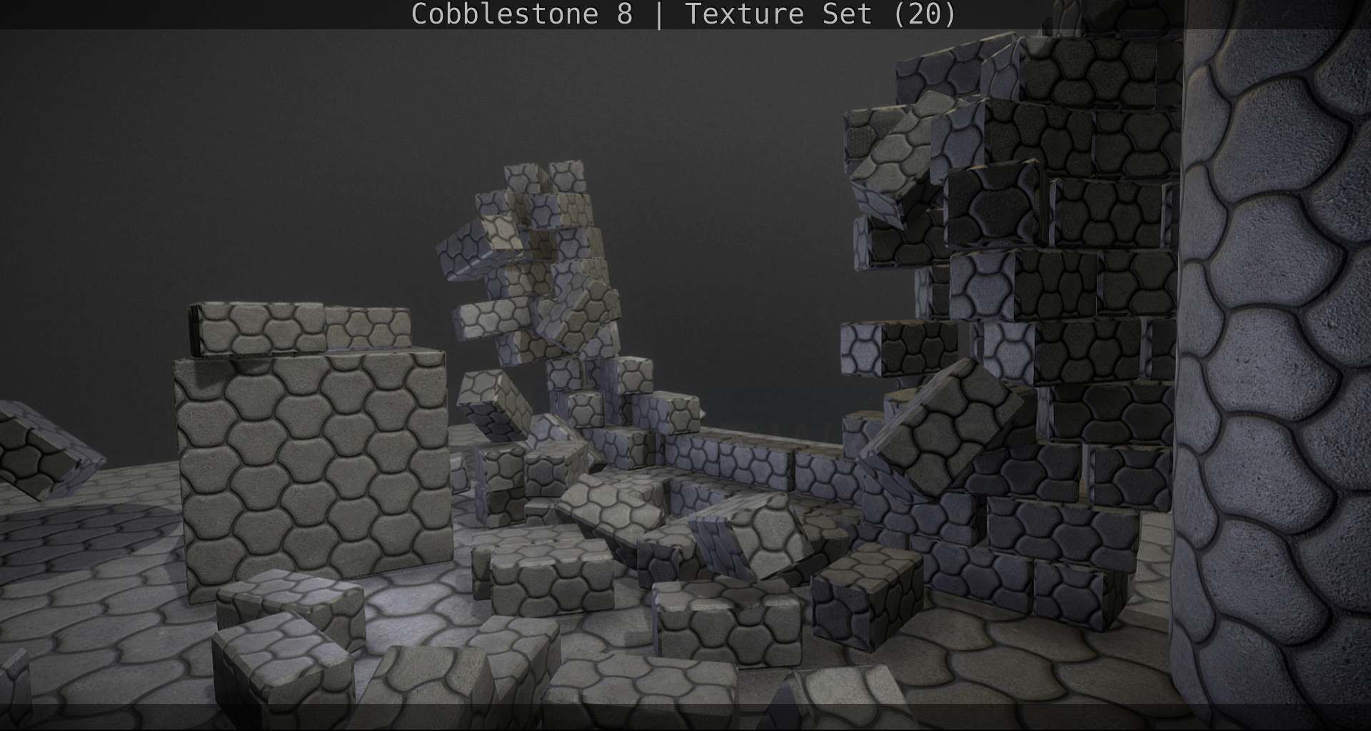 Cobblestone 8 - Texture Set - 20 Texture_29