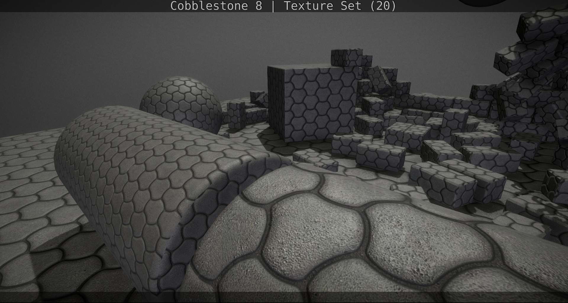 Cobblestone 8 - Texture Set - 20 Texture_126