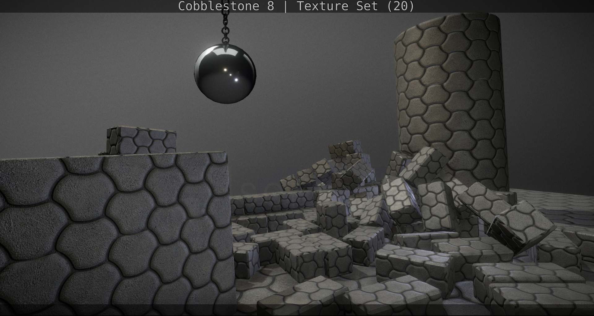 Cobblestone 8 - Texture Set - 20 Texture_13