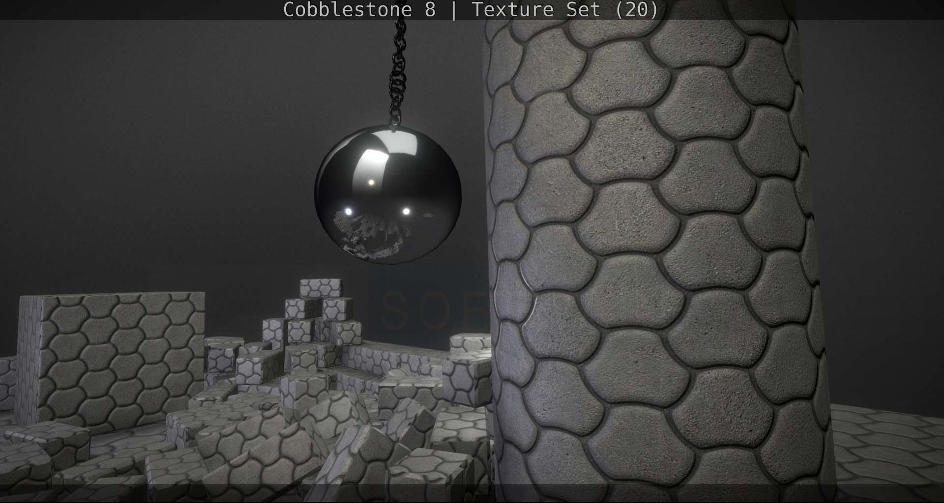 Cobblestone 8 - Texture Set - 20 Texture_73