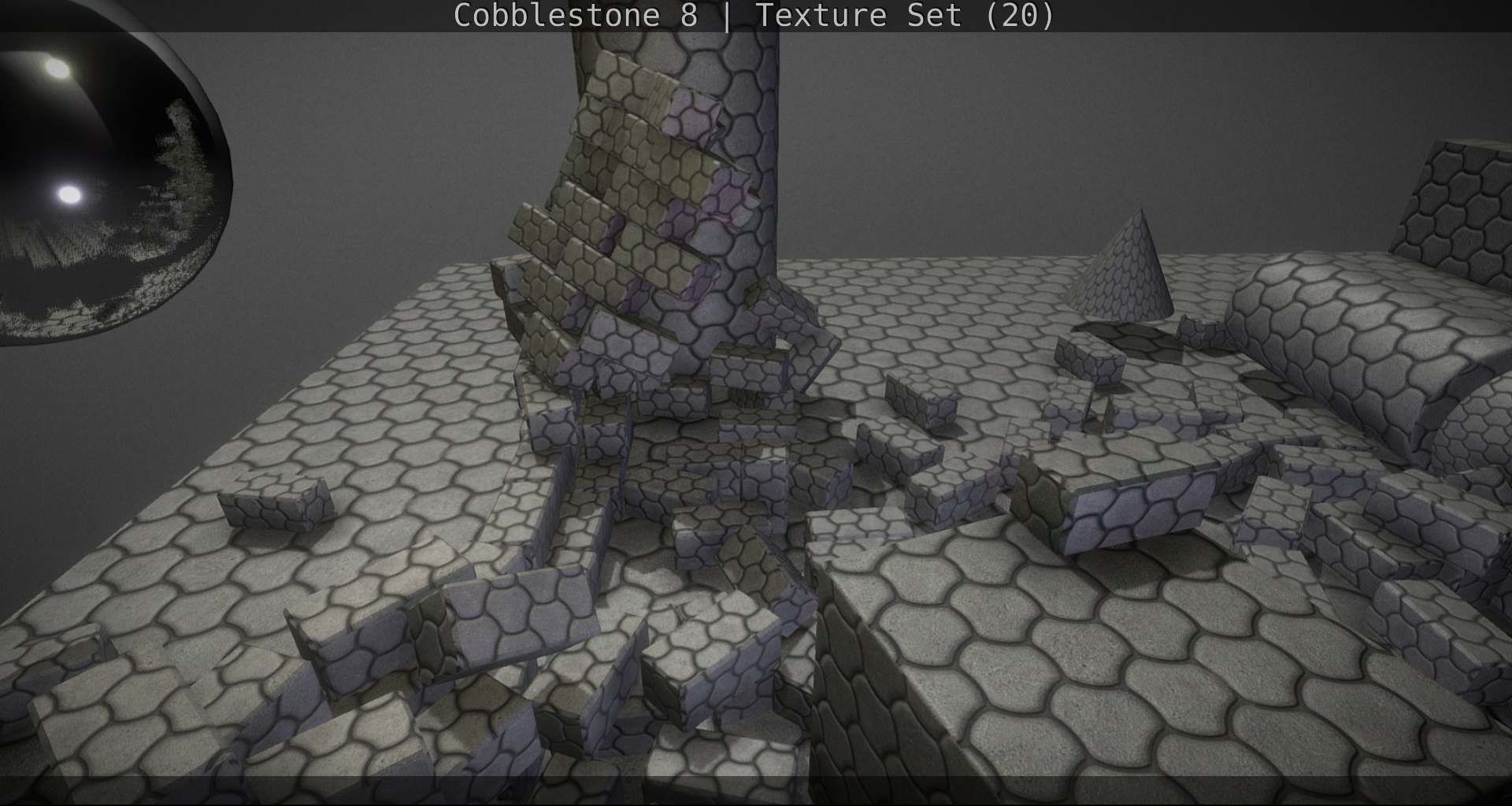 Cobblestone 8 - Texture Set - 20 Texture_36