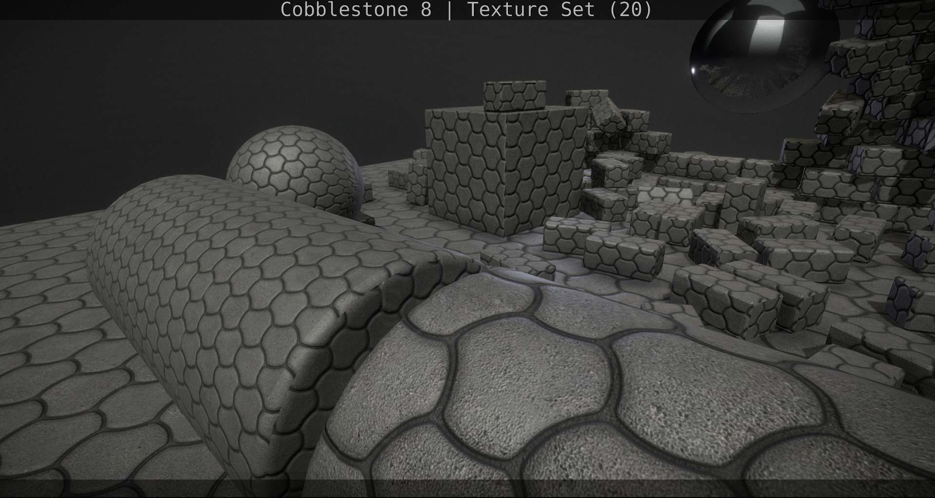 Cobblestone 8 - Texture Set - 20 Texture_124