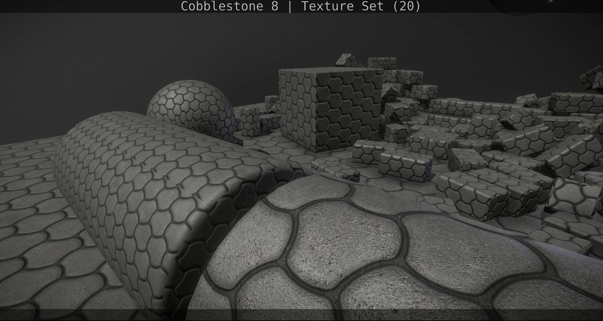 Cobblestone 8 - Texture Set - 20 Texture_129