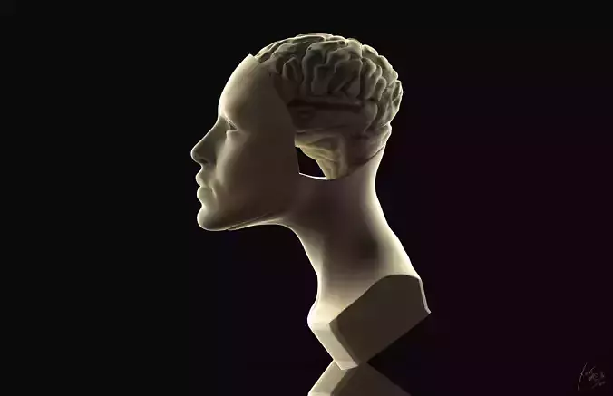 Brain Sculpture 3D Print files