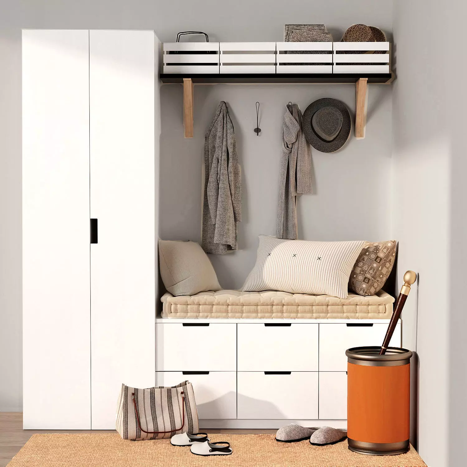 Lobby set 12 3D model_0