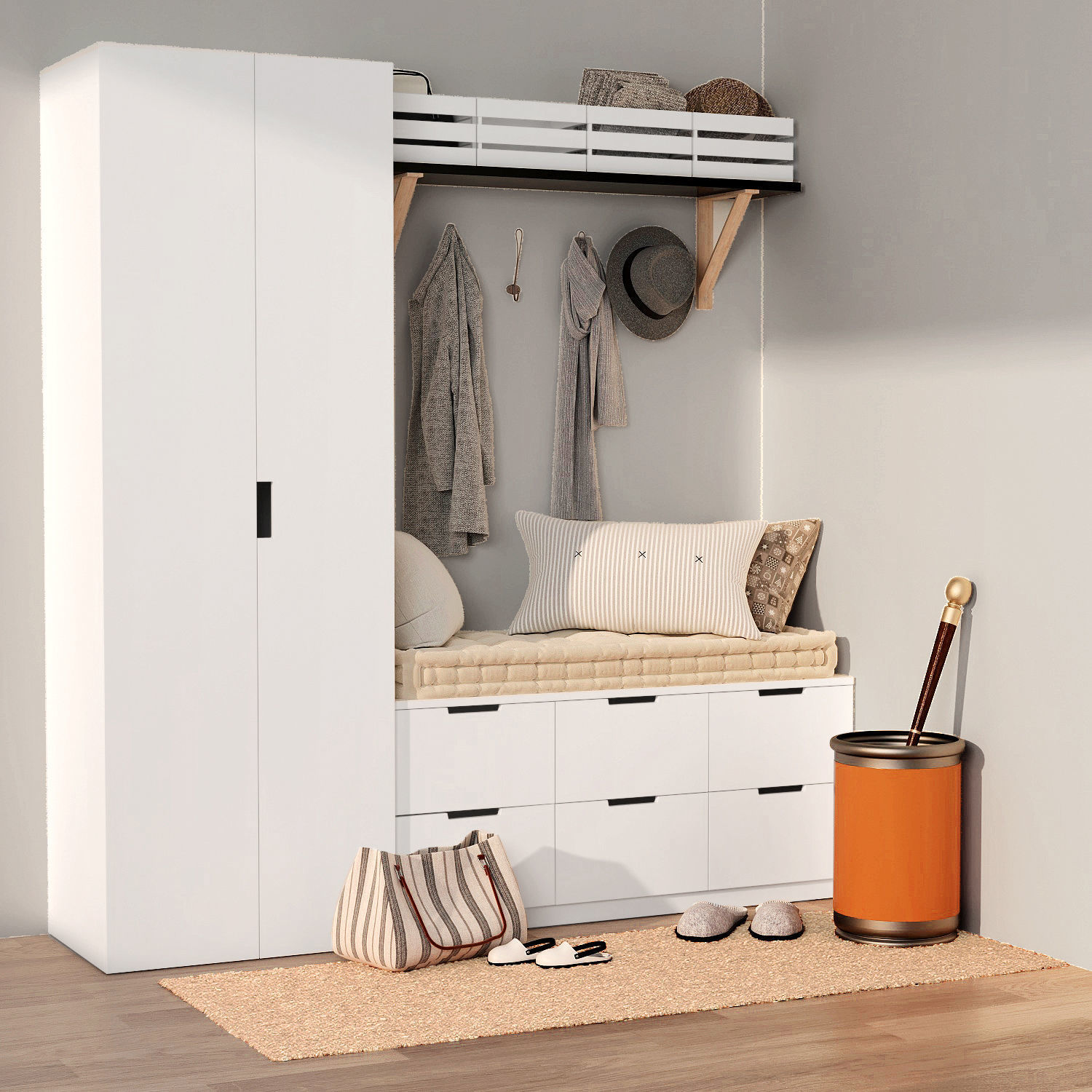 Lobby set 12 3D model_4