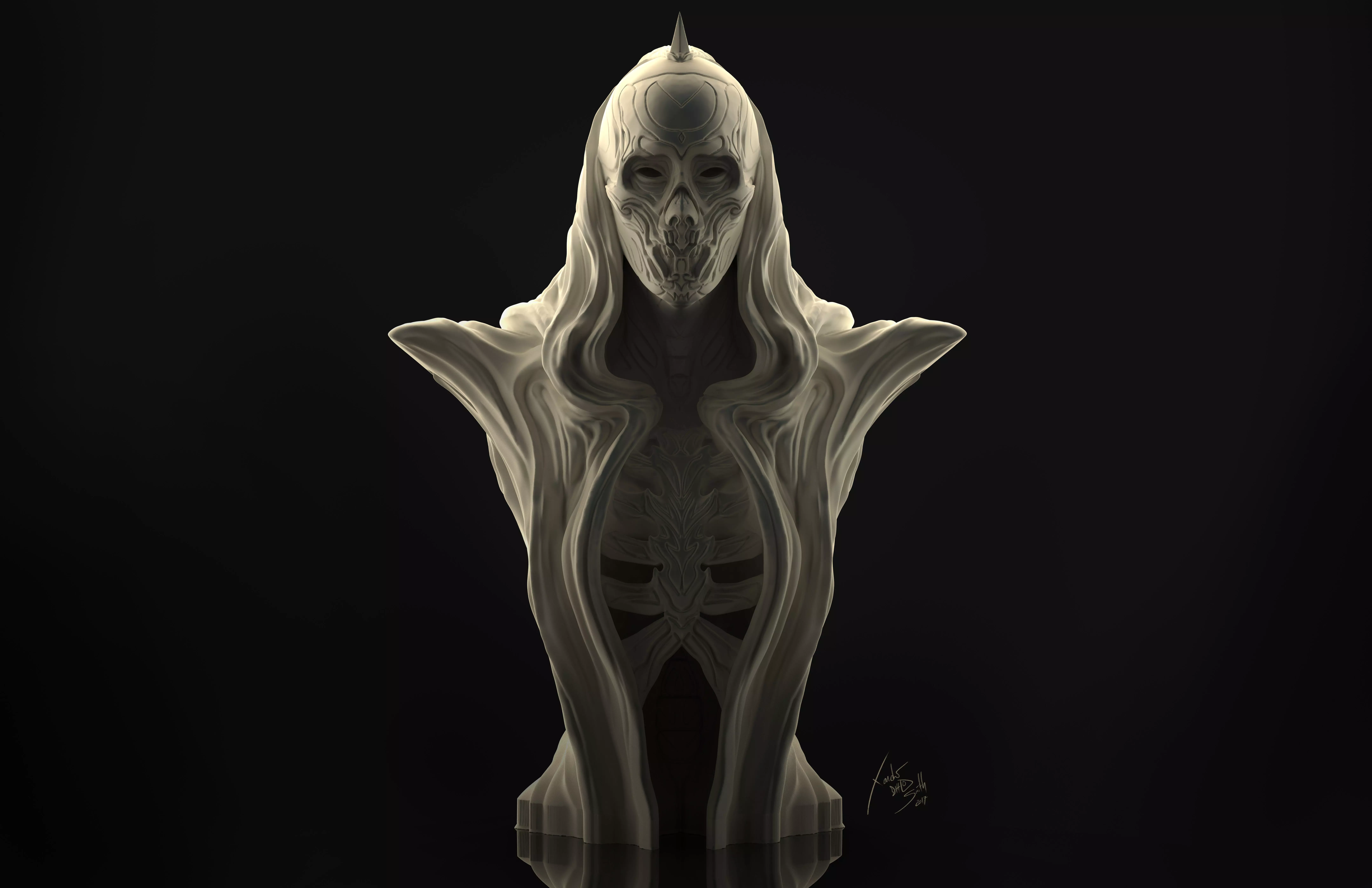 Ghost 3D Printable Sculpture 3D print model_0