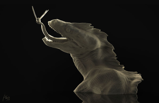 Raptor Dinosaur 3D Printable Sculpture 3D print model