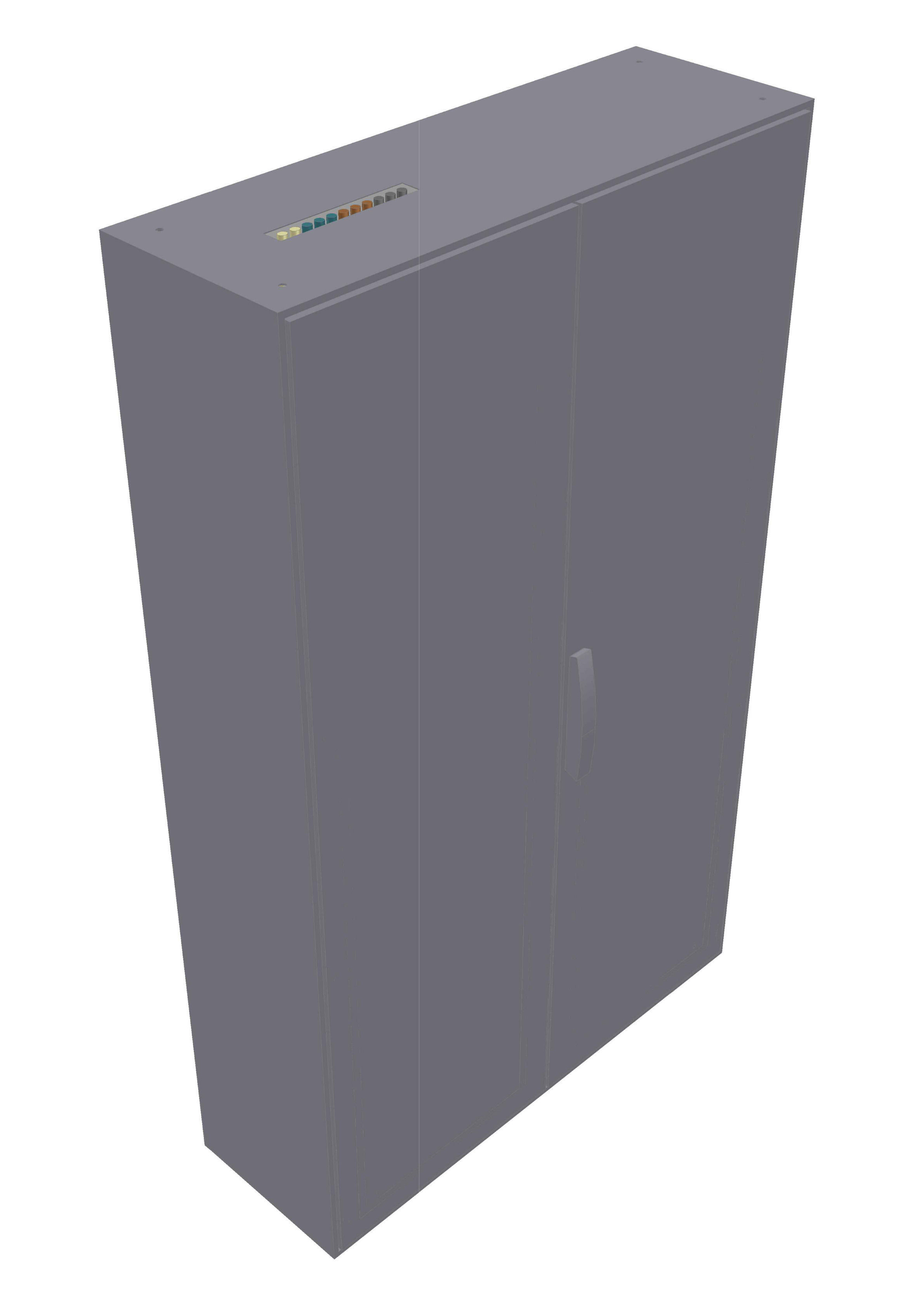 Low voltage main distribution board Free 3D model_4