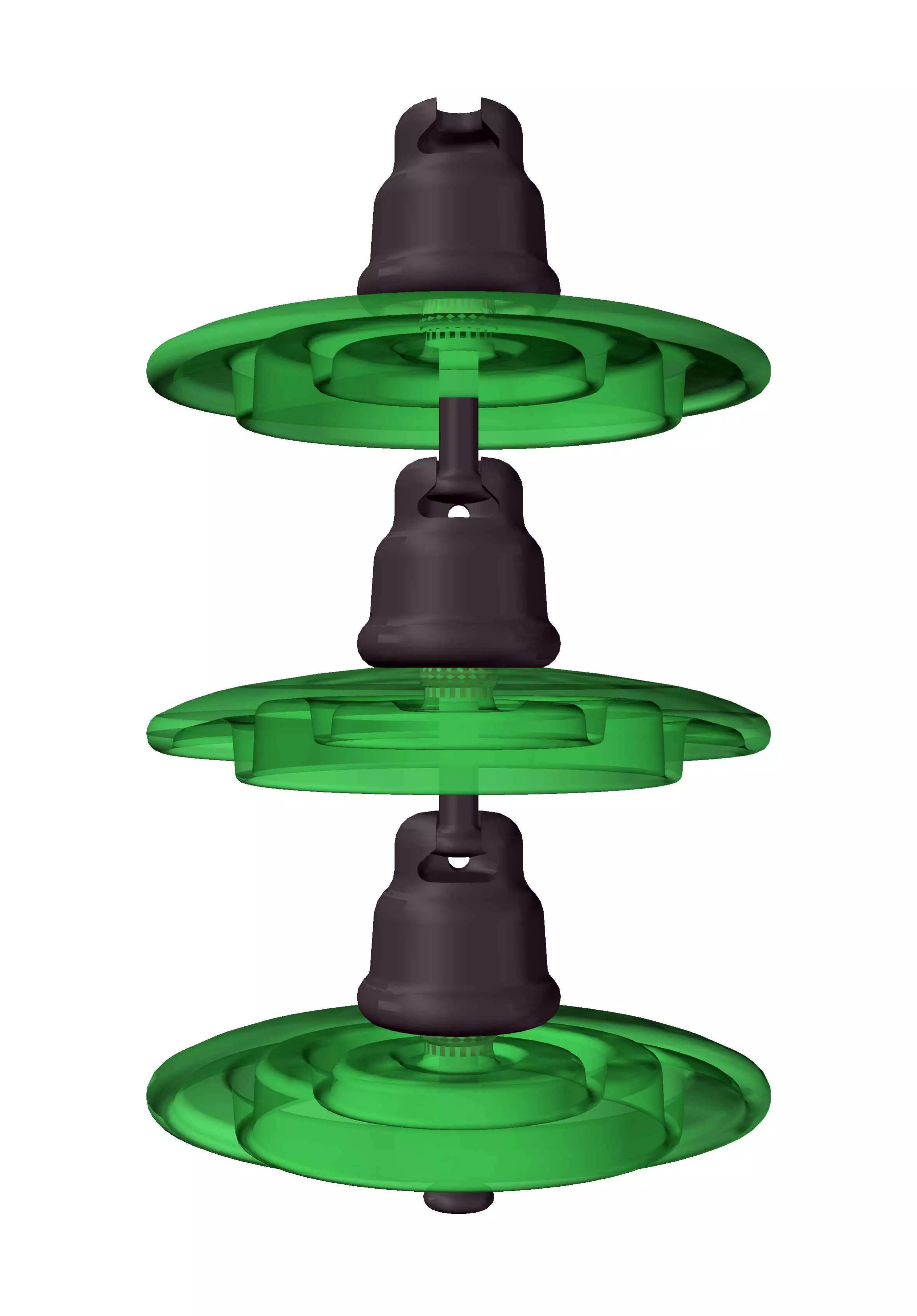 Medium voltage overhead power line PS-70 Free 3D model