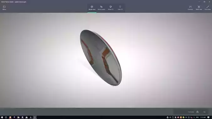 captian america sheeld Low-poly 3D model