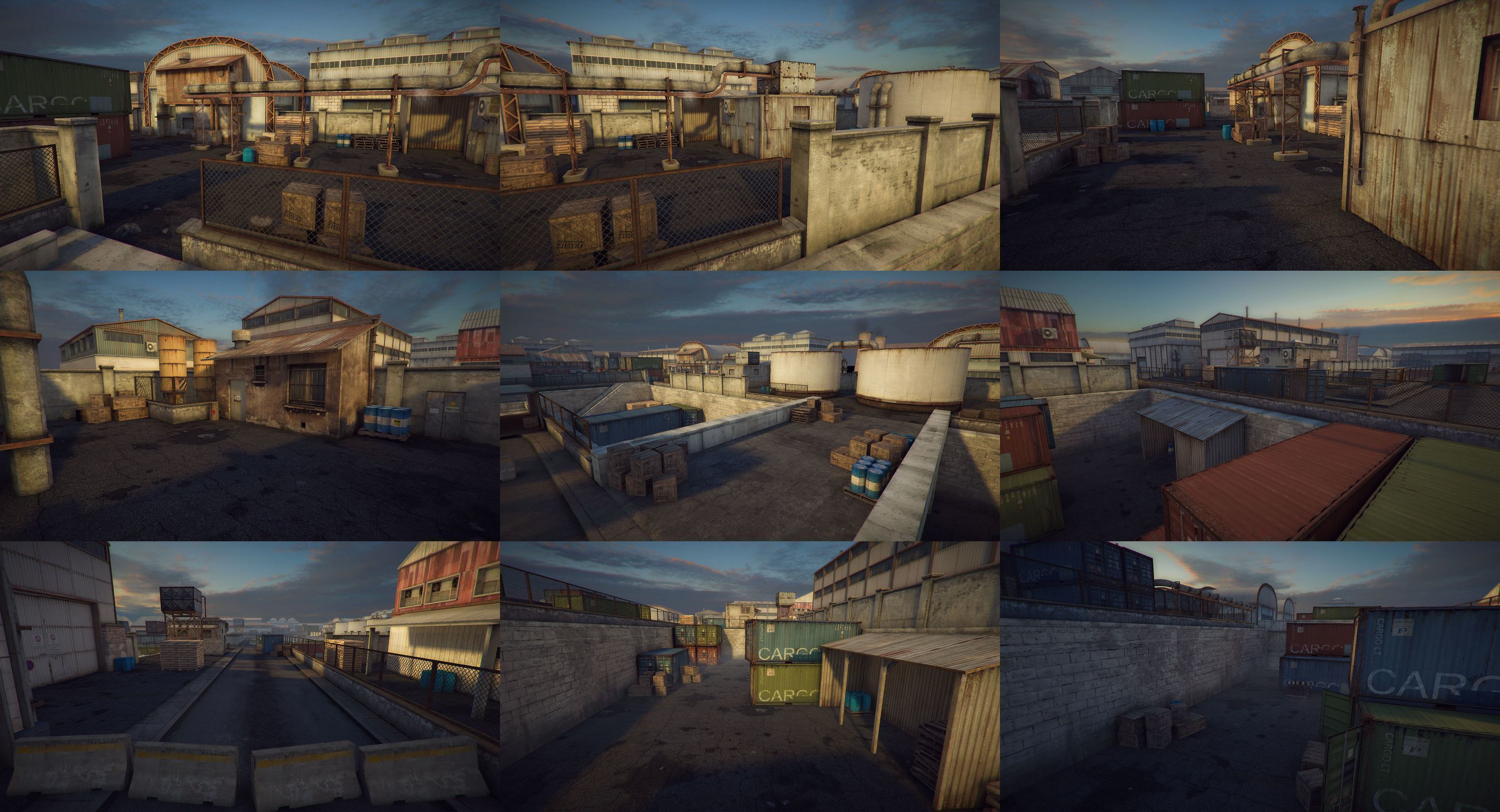 RPG FPS Game Assets for PC Mobile Industrial Set v4 Low-poly 3D model_5