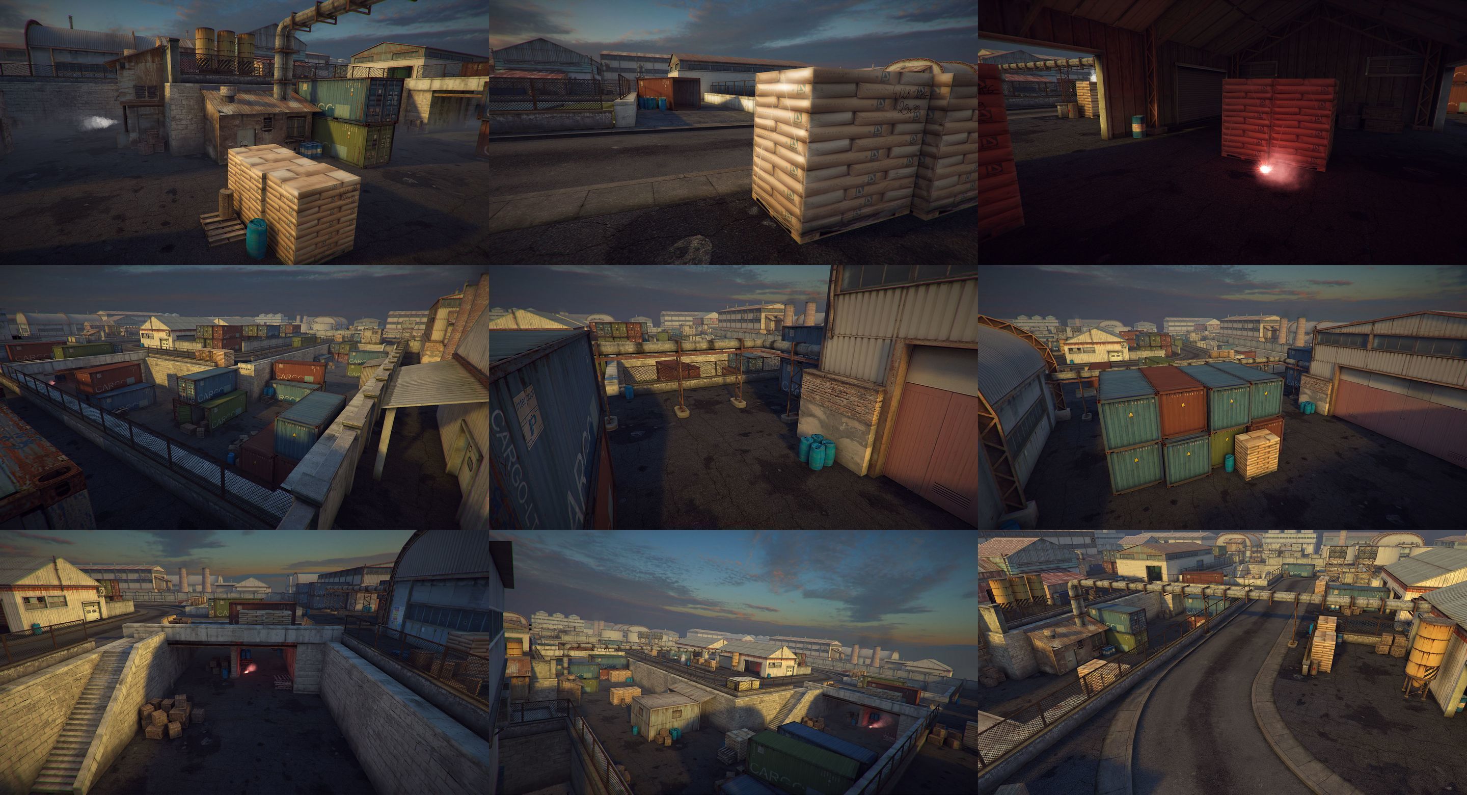 RPG FPS Game Assets for PC Mobile Industrial Set v4 Low-poly 3D model_7