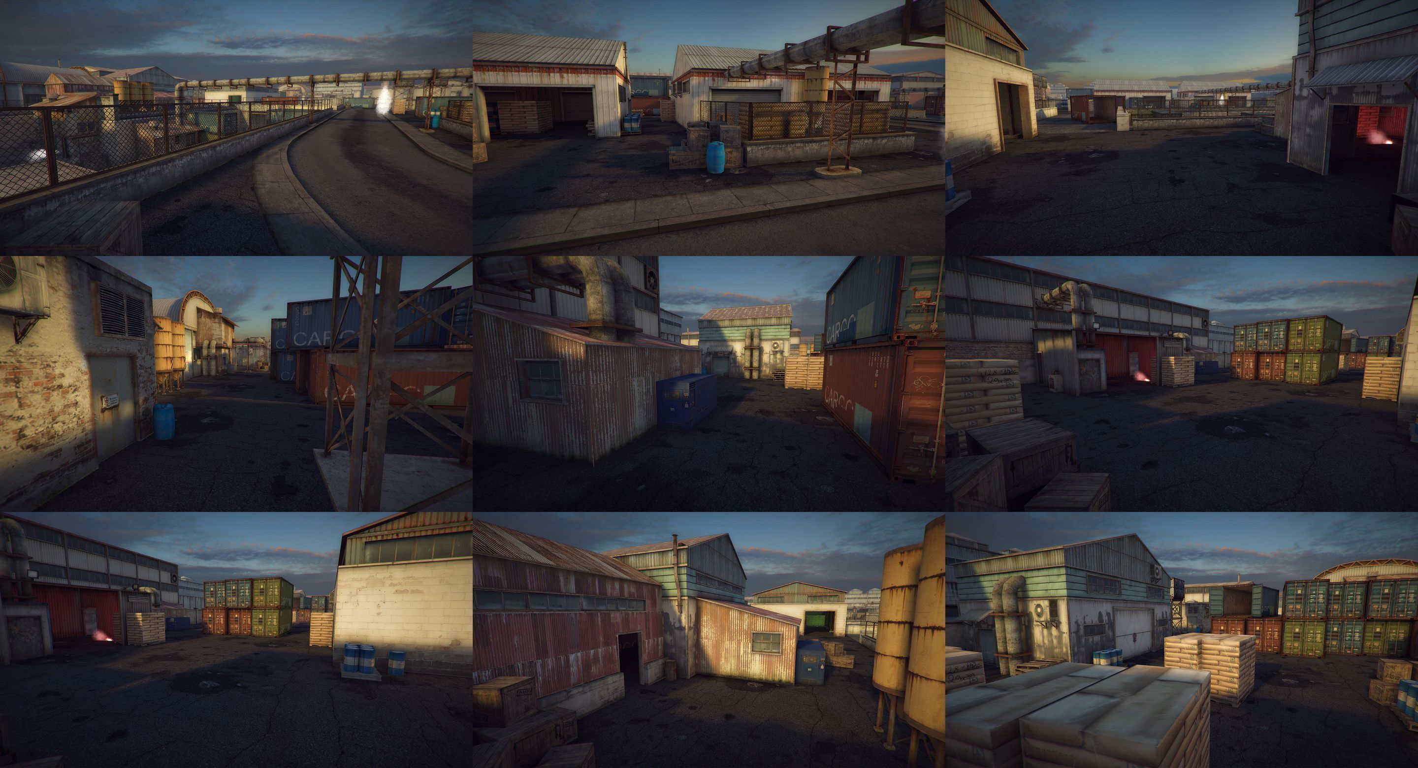 RPG FPS Game Assets for PC Mobile Industrial Set v4 Low-poly 3D model_8