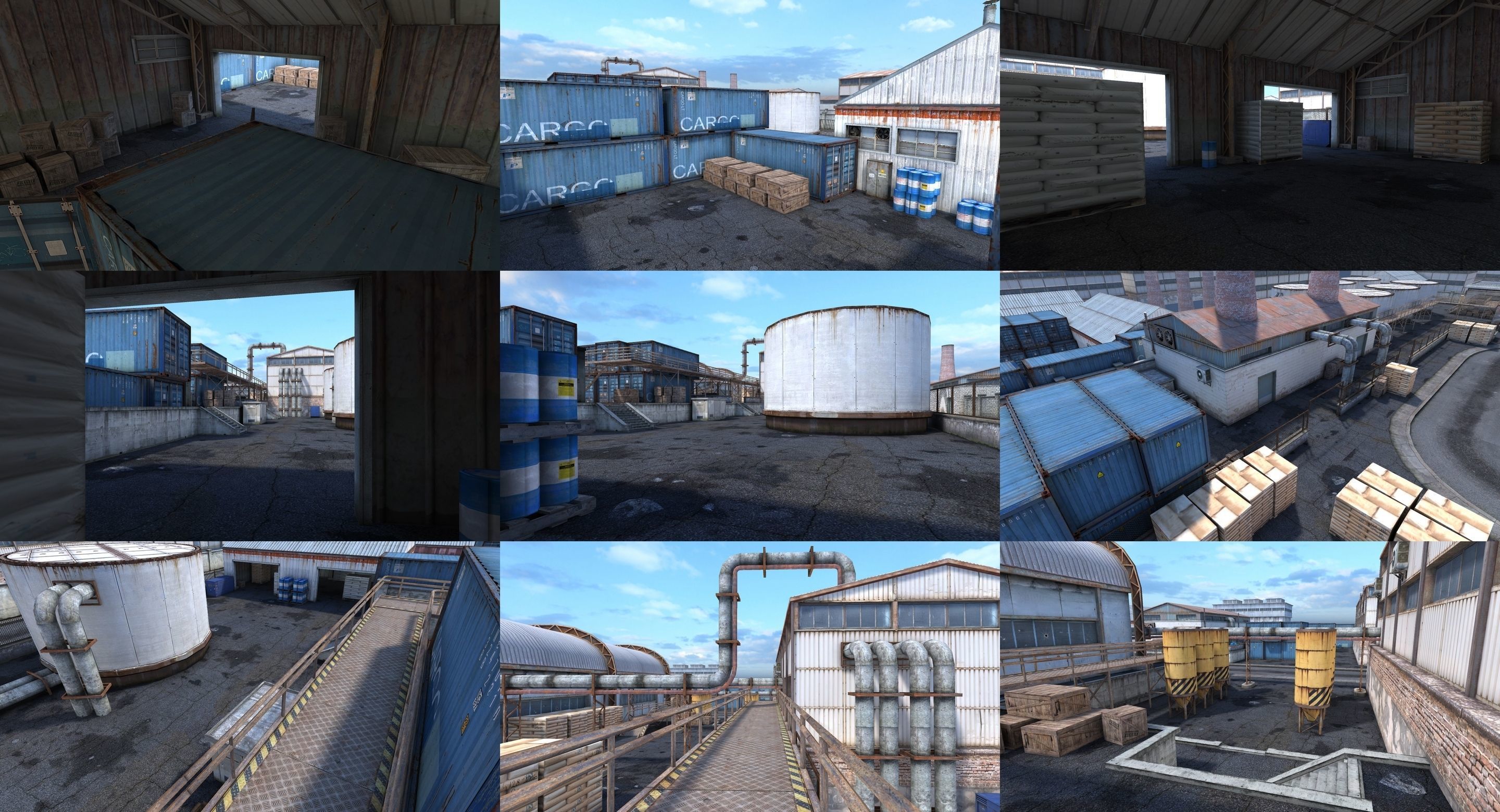 RPG FPS Game Assets for PC Mobile Industrial Set v4 Low-poly 3D model_11