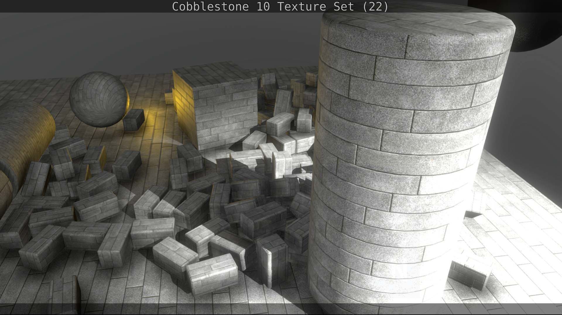 Cobblestone 10 - Texture Set - 22 Texture_133